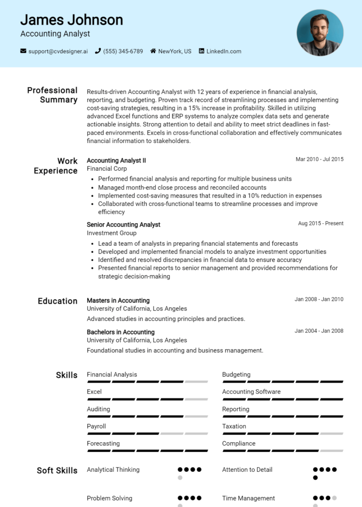 14 Accounting Officer Resume Examples And Templates for 2024 ...