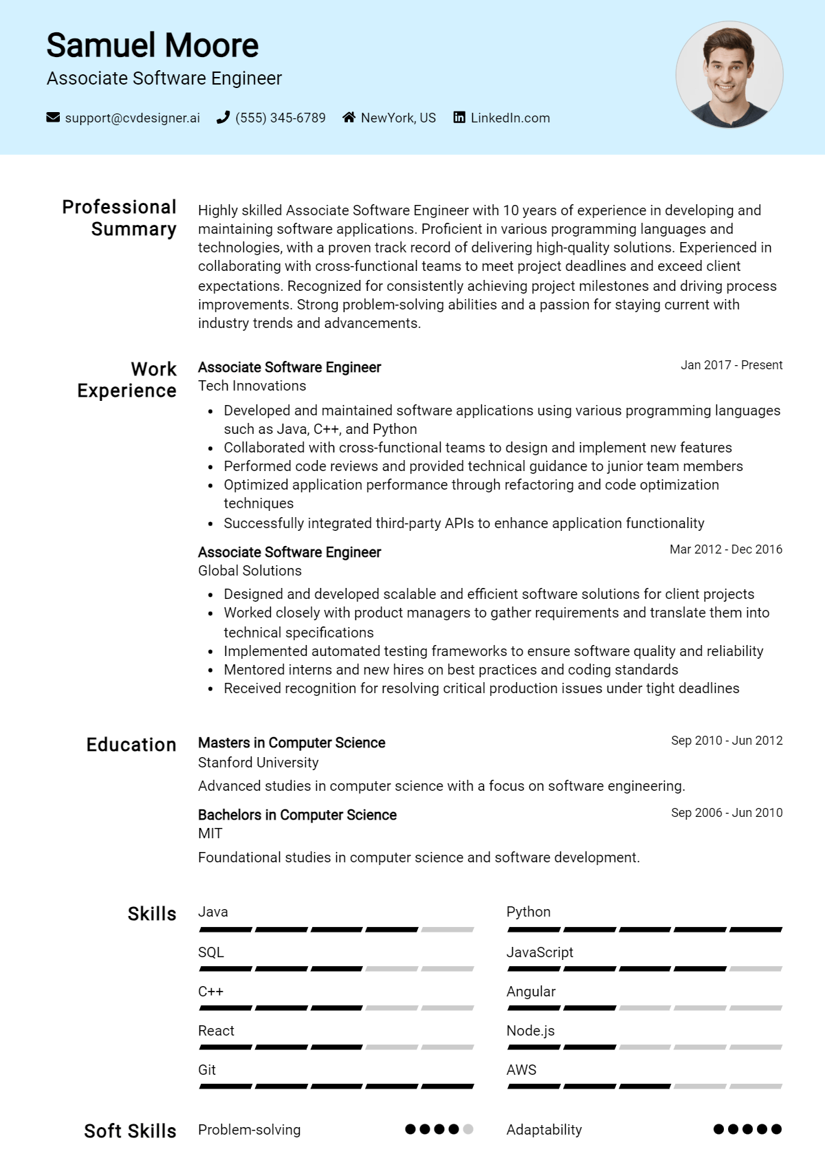 26 Software Development Engineer Resume Examples for 2024: Effective ...