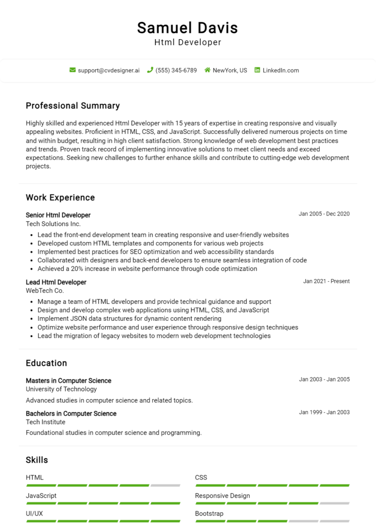 14 React JS Developer Resume Examples for 2025: Tips & Templates ...