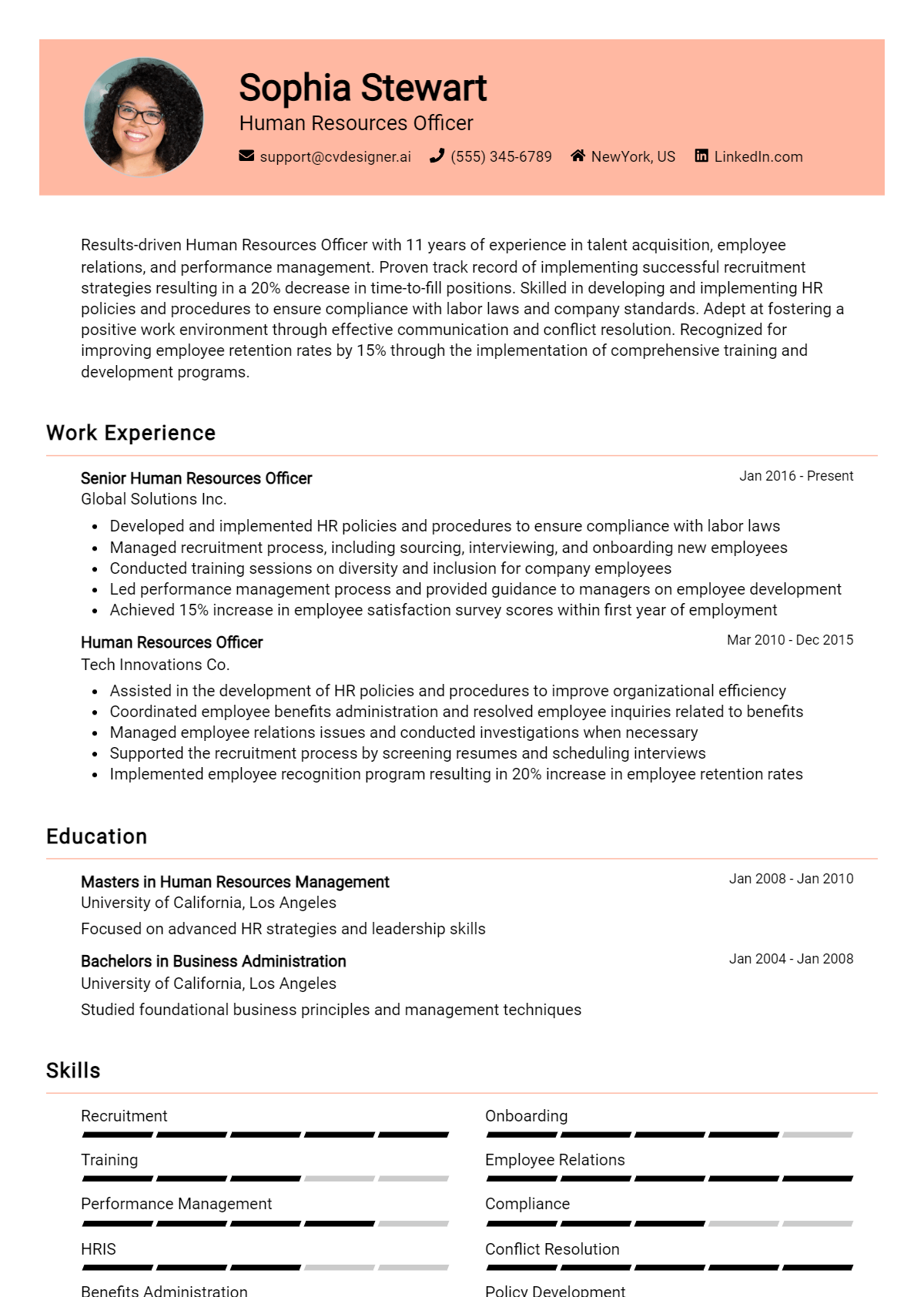 10 Human Resources Officer Resume - Human Resources Officer Resume Example 