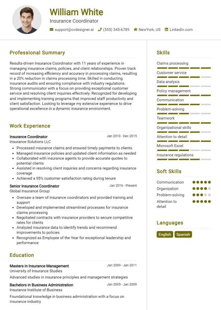 18 Coordinator Resume Examples for 2024: How to Create a Professional ...