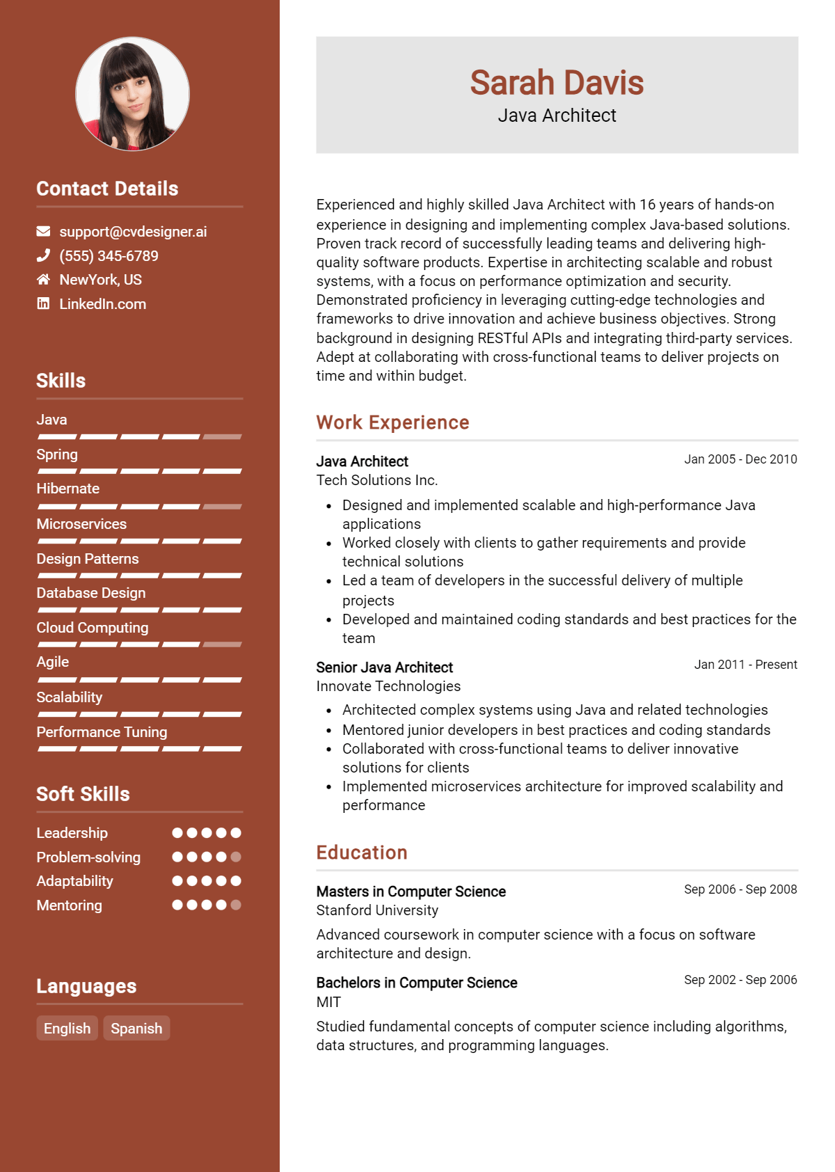 12 Java Software Engineer Resume Examples And Templates for 2024 ...