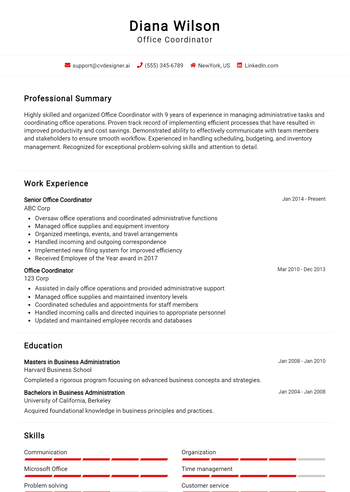 18 Office Coordinator Resume Examples for 2024: Strategies & Templates ...