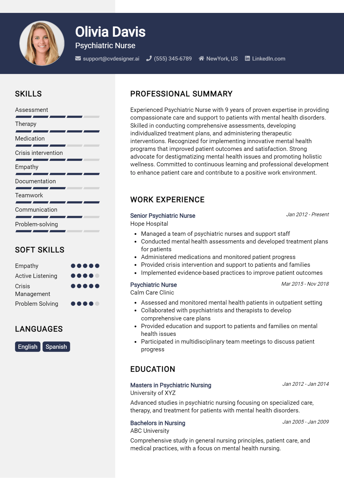 26 Staff Nurse Resume Examples - Psychiatric Nurse Resume Example 