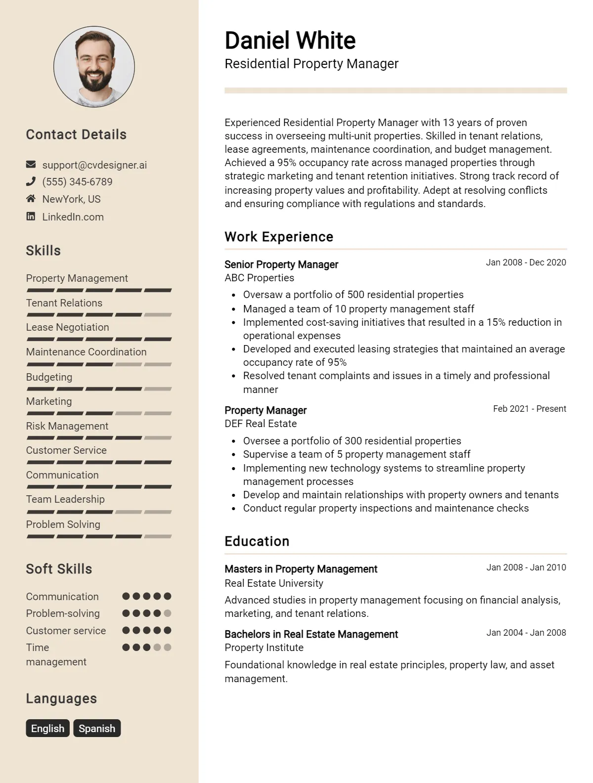 Residential Property Manager CV Example For 2024 Effective CV Writing residential-property-manager-cv-example-for-2024-effective-cv-writing