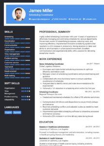 18 Coordinator Resume Examples - Scheduling Coordinator Resume Example 214x300 