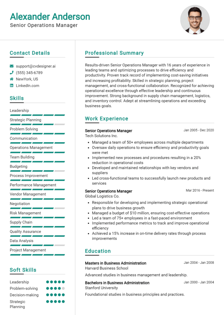 16 Operations Engineer Resume Examples for 2024: Free Downloadable ...