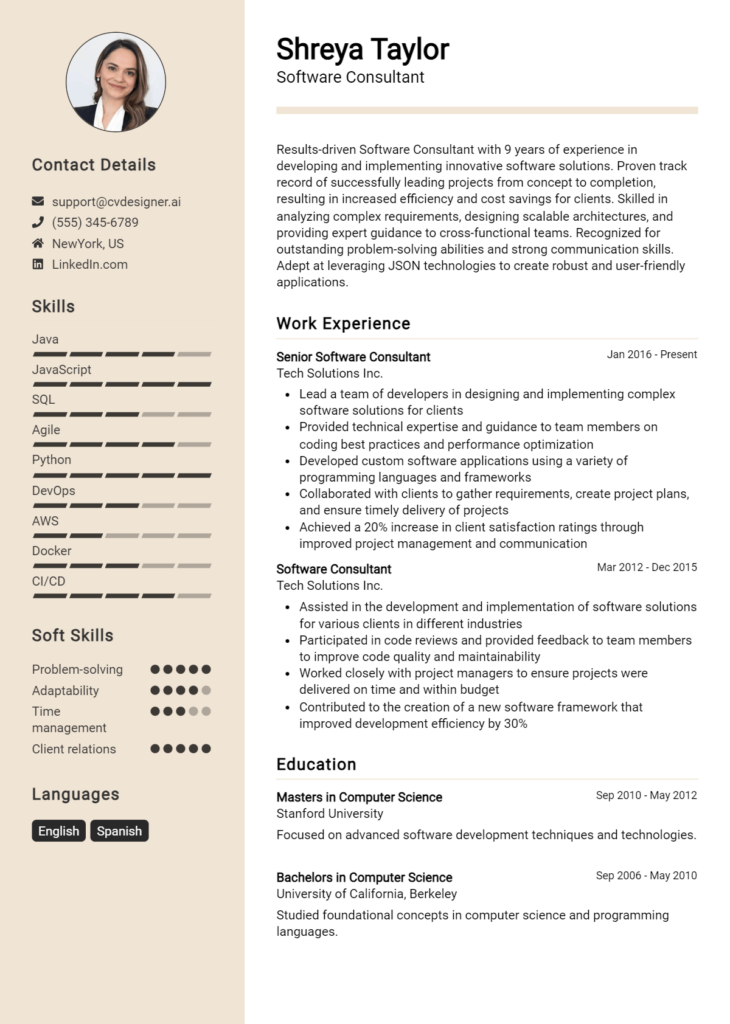 12 Management Consultant Resume Example for 2024: Resume Guide ...