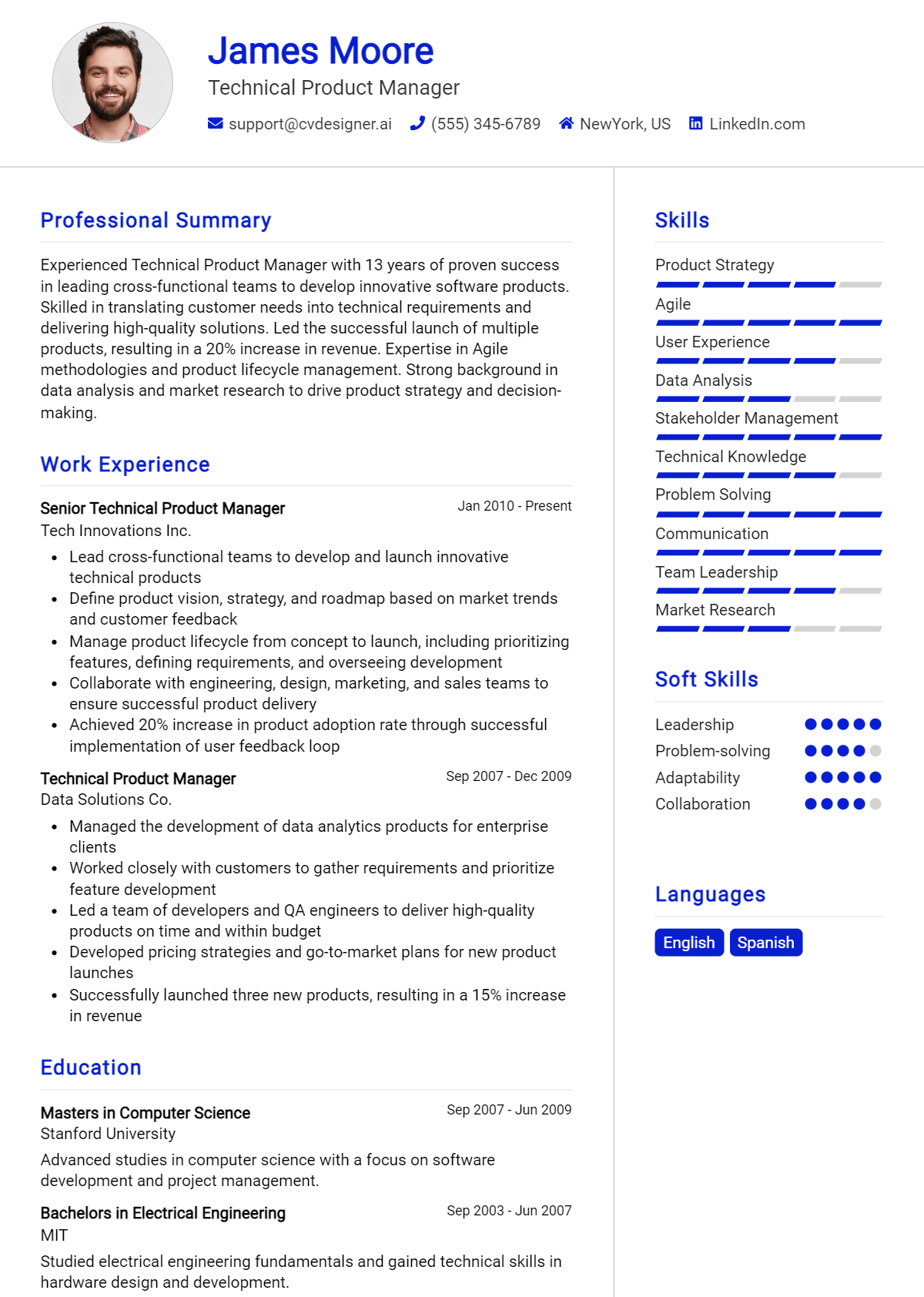 12 Technical Product Manager Resume Examples And Templates for 2024 ...